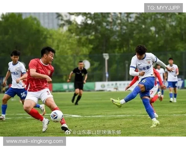 山东泰山祖马禁区内伸脚封堵，射门被当场挡出